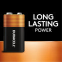 Duracell Coppertop 9V Battery, Long Lasting Batteries, 4 Pack