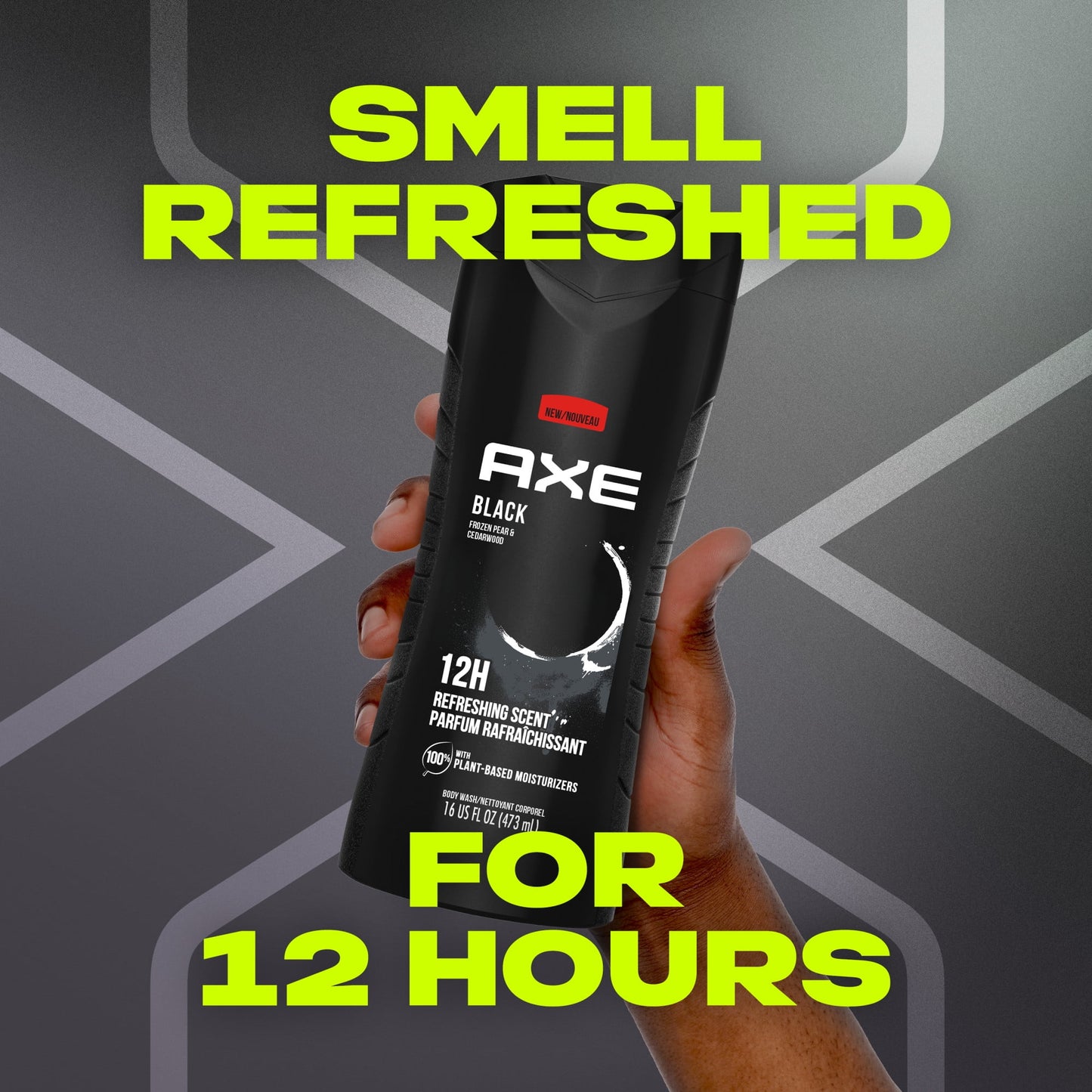 Axe Black Refreshing Long Lasting Body Wash Twin Pack, Frozen Pear and Cedarwood, 16 fl oz