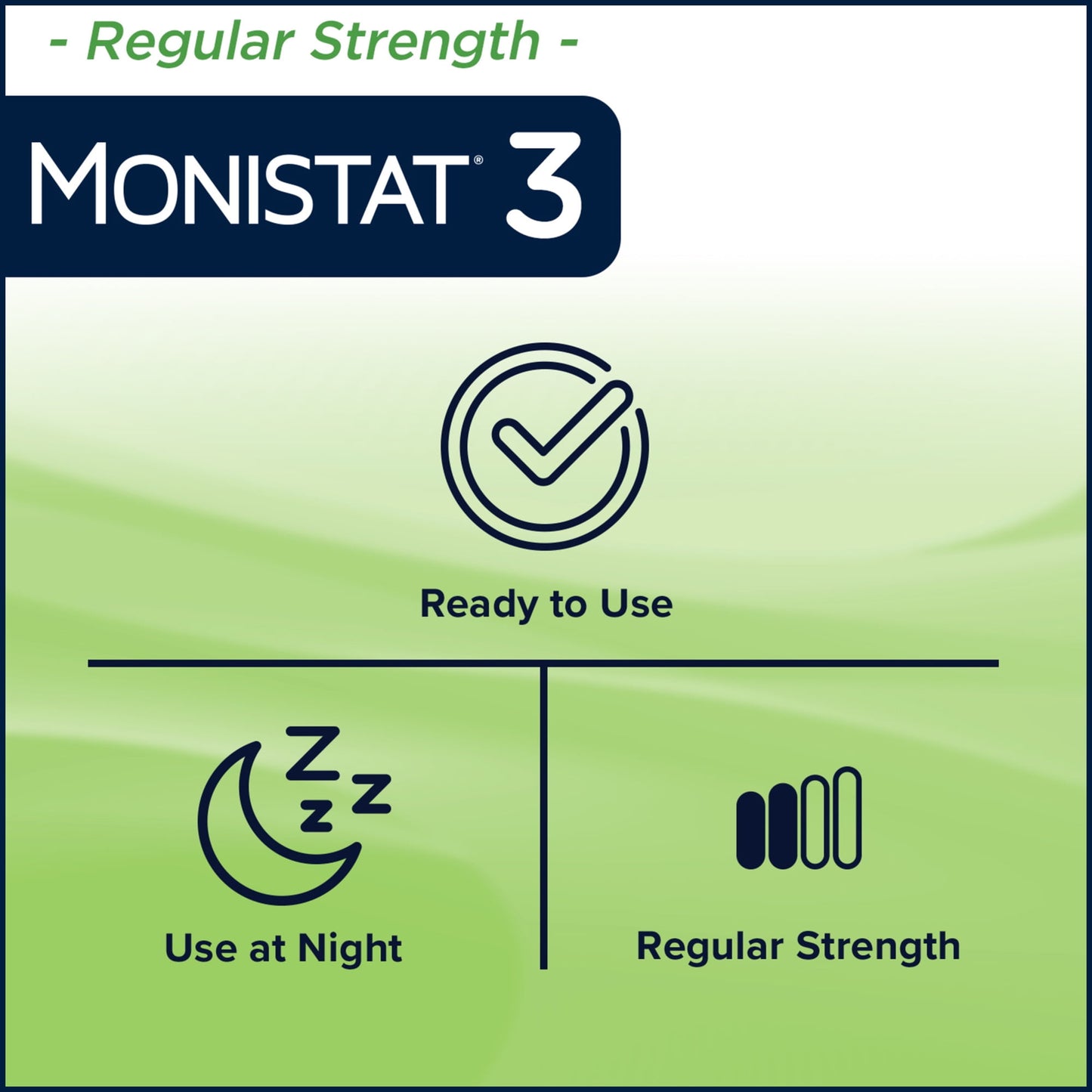 Monistat 3 Day Yeast Infection Treatment, 3 Miconazole Pre-Filled Cream Tubes & External Itch Cream