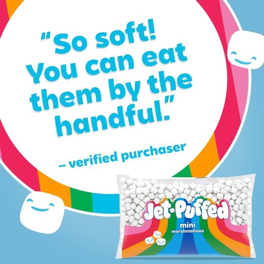 Jet-Puffed Mini Marshmallows, 10 oz Bag