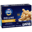 Kraft Deluxe White Cheddar and Garlic & Herbs Mac N Cheese Macaroni and Cheese Dinner, 11.9 oz Box