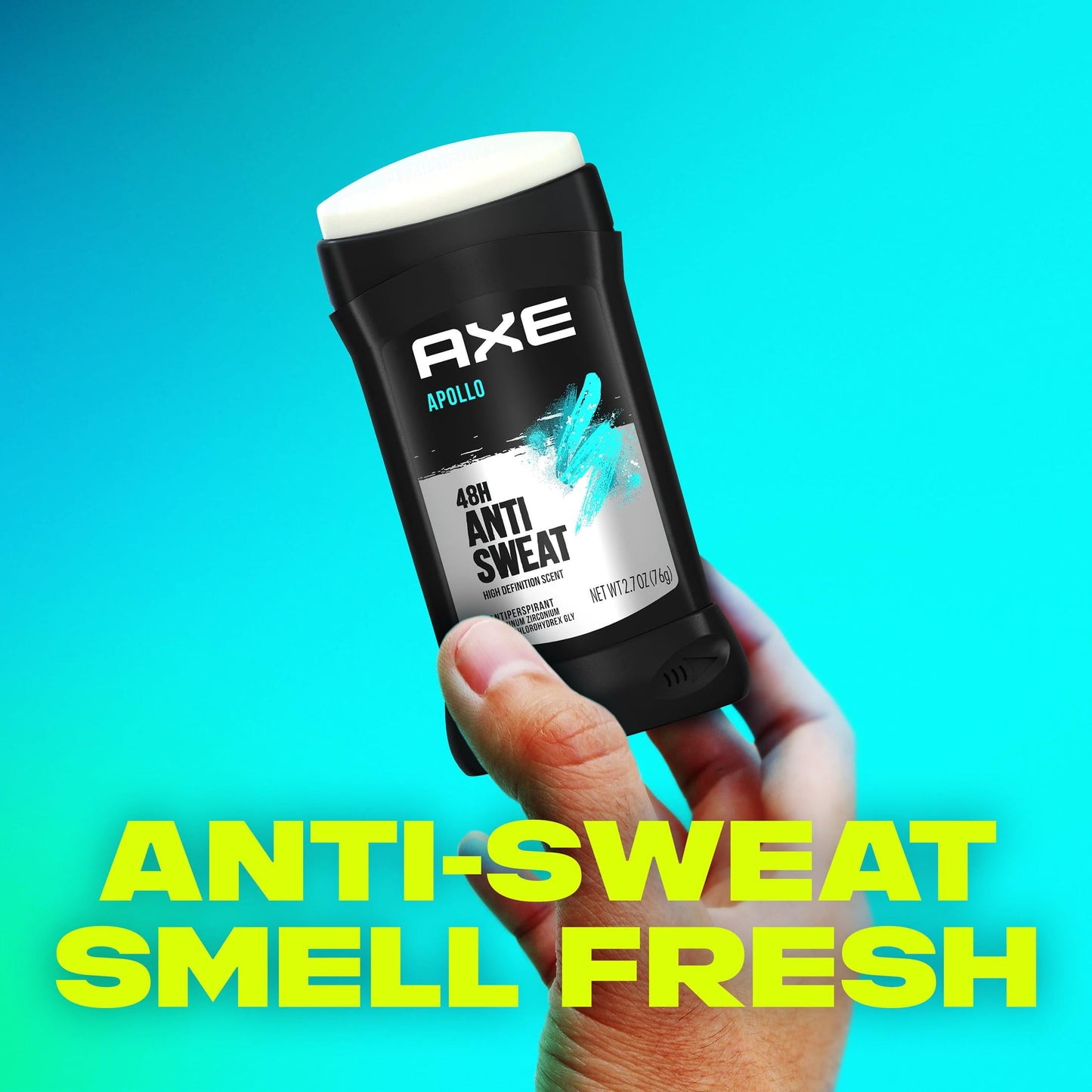 Axe Apollo Long Lasting Men's Antiperspirant Deodorant Stick, Sage and Cedarwood, 2.7 oz