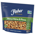 Fisher Chef's Naturals Gluten Free, No Preservatives, Non-GMO Walnut Halves & Pieces, 16 oz Bag