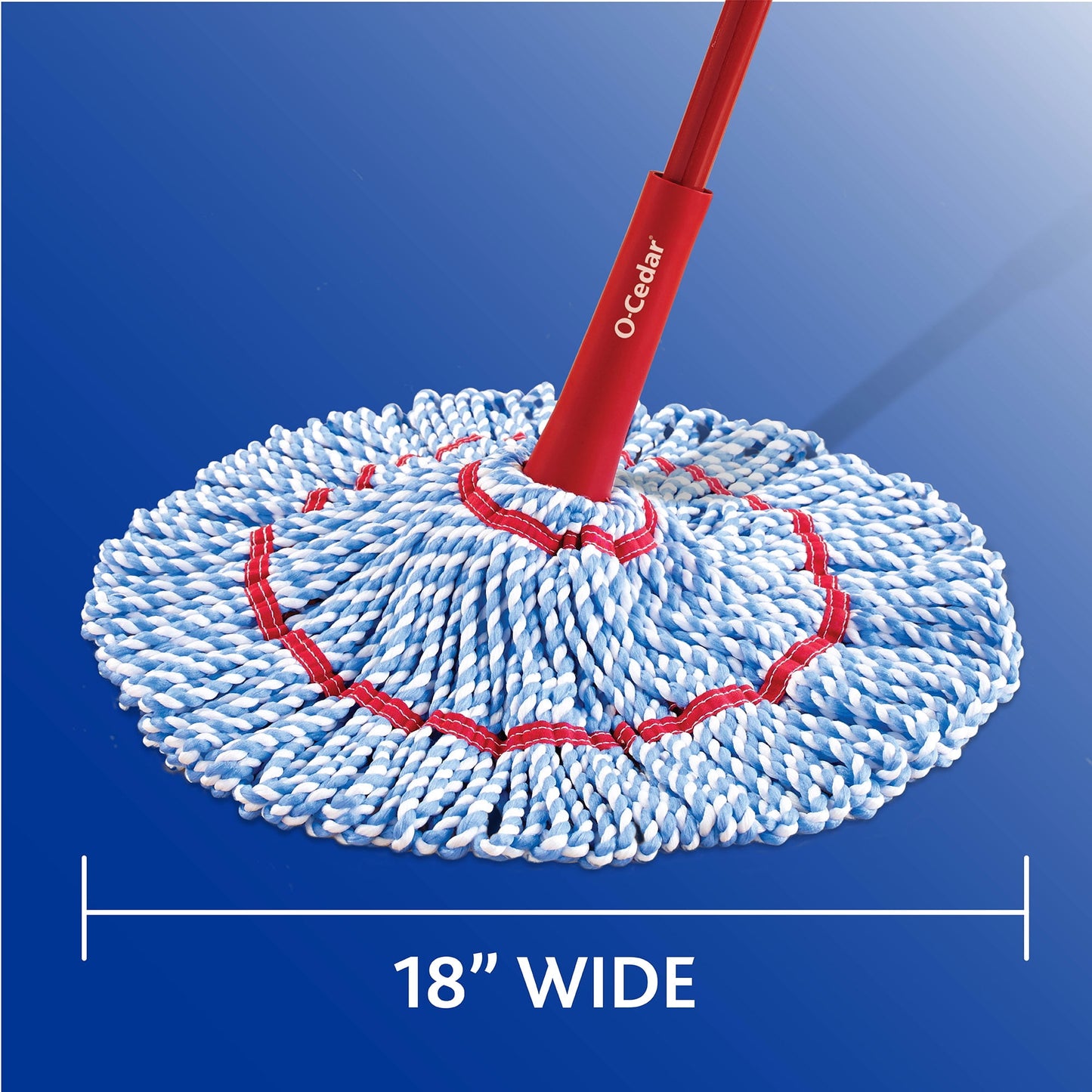 O-Cedar MicroTwist™ MAX Microfiber Mop, Removes 99% of Bacteria with Just Water