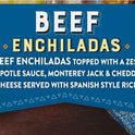 El Monterey Signature Beef Enchiladas Meal, 10.25 oz (Frozen)