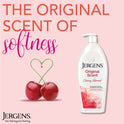 Jergens Hand and Body Lotion, Original Scent Dry Skin Moisturizing Body Lotion, Cherry Almond Essence, 32 Oz