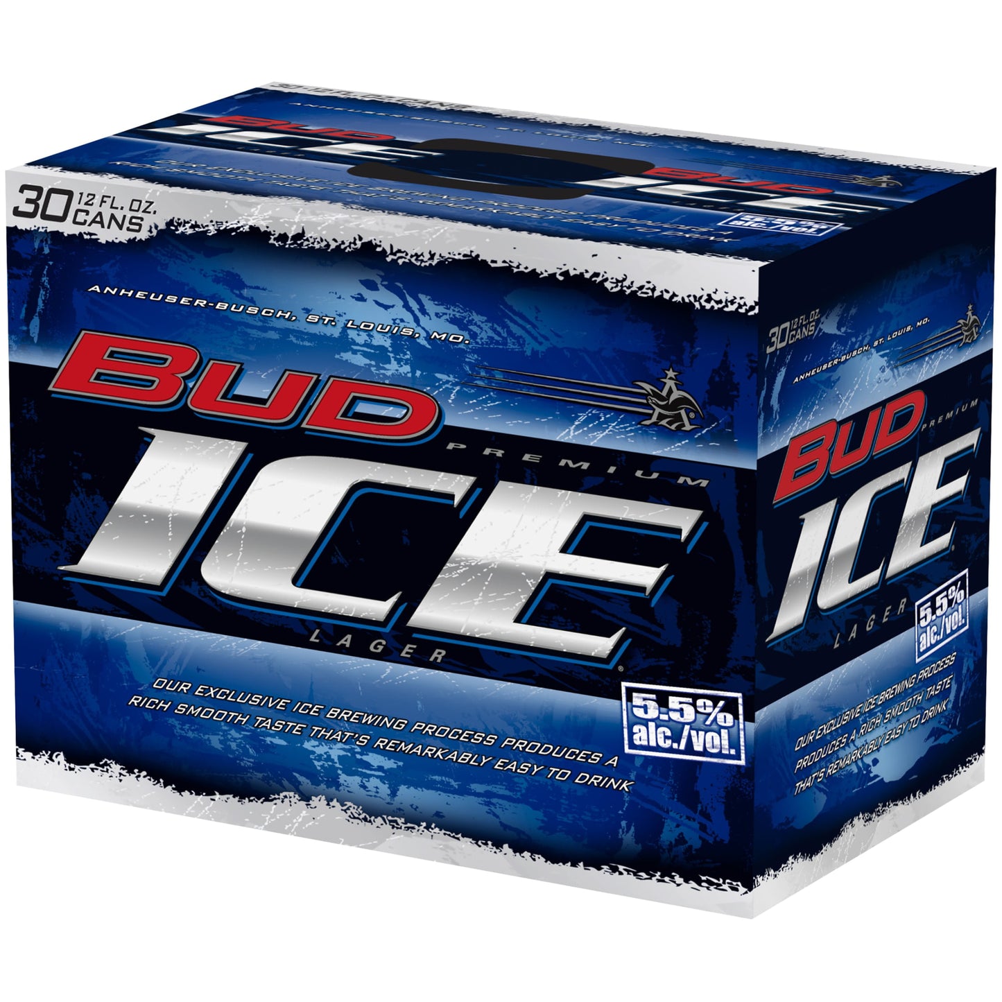 Bud Ice Beer, 30 Pack 12 fl. oz. Cans, 5.5% ABV