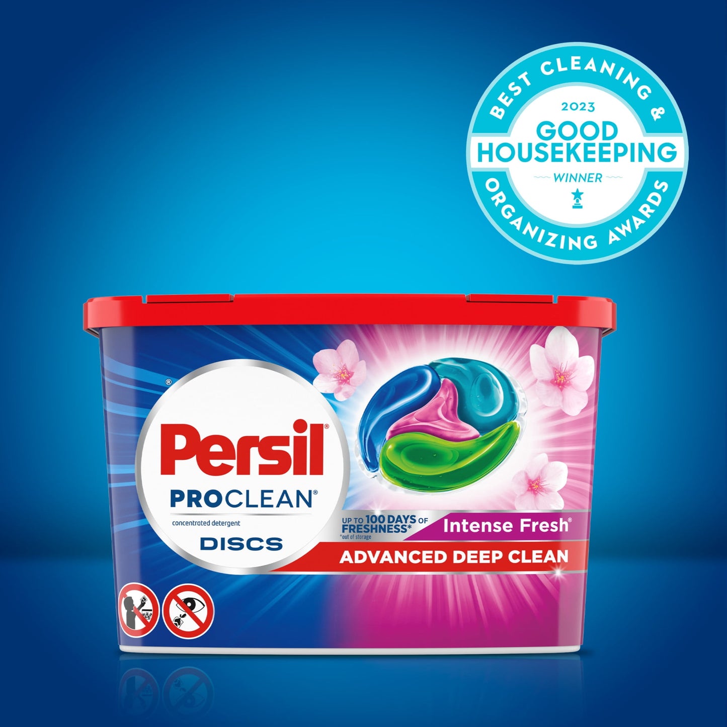 Persil Discs Laundry Detergent Pacs, Intense Fresh, High Efficiency (HE) Compatible, Laundry Soap, 62 Count