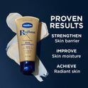 Vaseline Radiant X Deep Nourishment Hand Butter 100% Pure Shea Butter, with Coconut Oil, Vitamin C, & Peptides, 3.4 oz