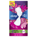 Always Radiant Feminine Pads with Wings, Size 2, Heavy Absorbency, Scented, 26 CT