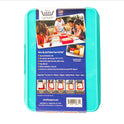 Fancy Panz Plastic 9" x 13" Aqua Foil Pan Carrier 1ct