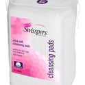 Swisspers Premium 100% White Cotton Cleansing Pads, 50 Count