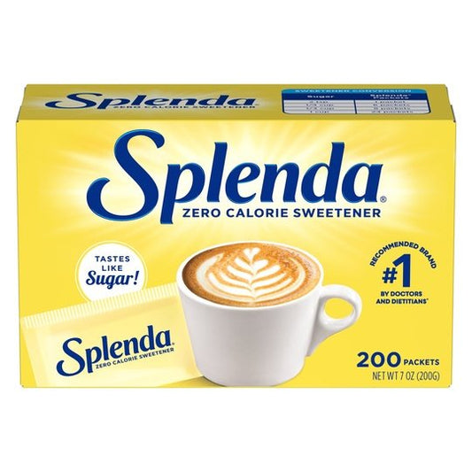 Splenda Zero Calorie Sugar Substitute, Sweetener Packets (200 Count)
