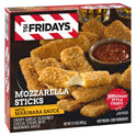 TGI Fridays Mozzarella Sticks Frozen Snacks & Appetizers with Marinara Sauce, 17.4 oz Box Regular