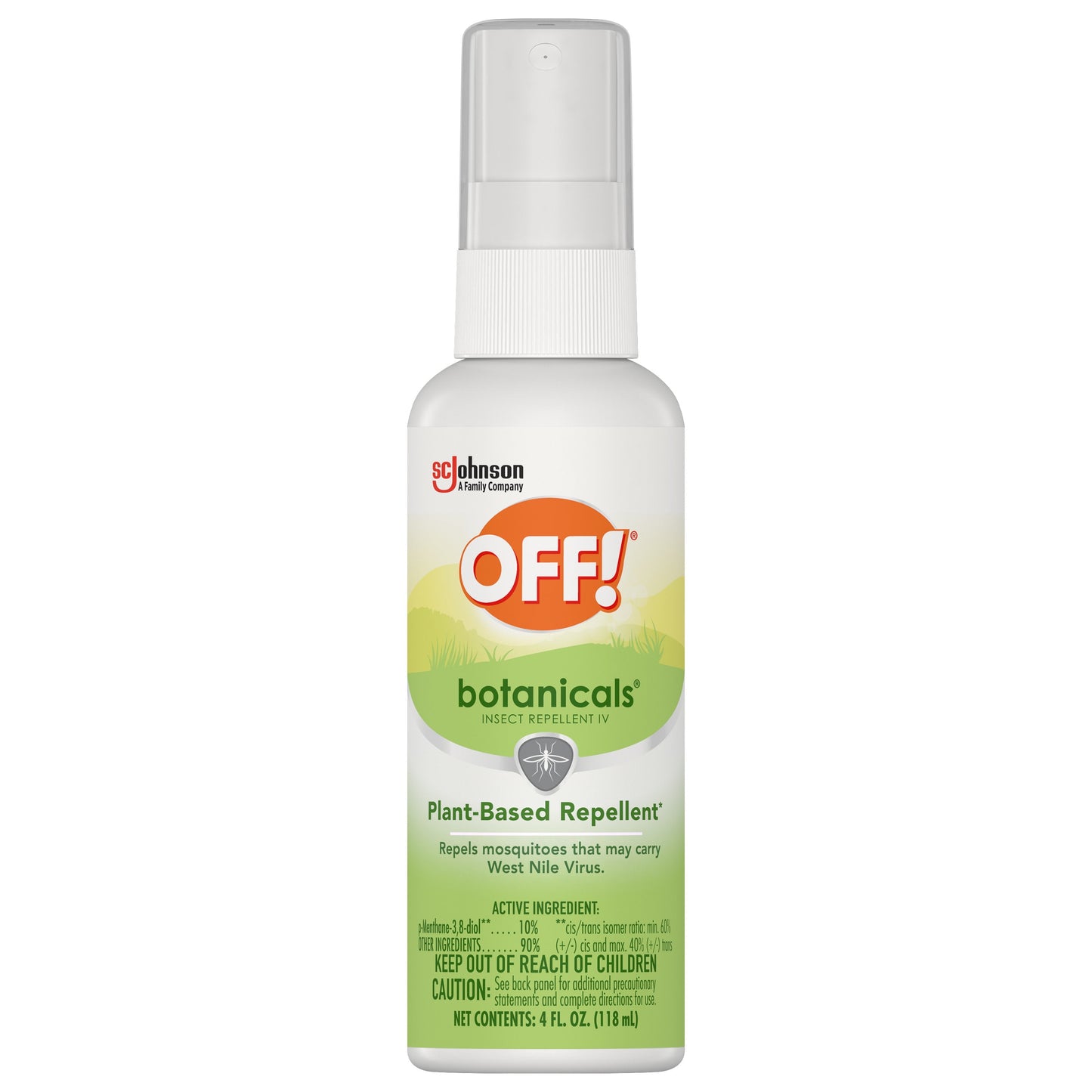 OFF!® Botanicals® Insect Repellent Spritz, Mosquito Repellent for Everyday Use, 4 fl oz.