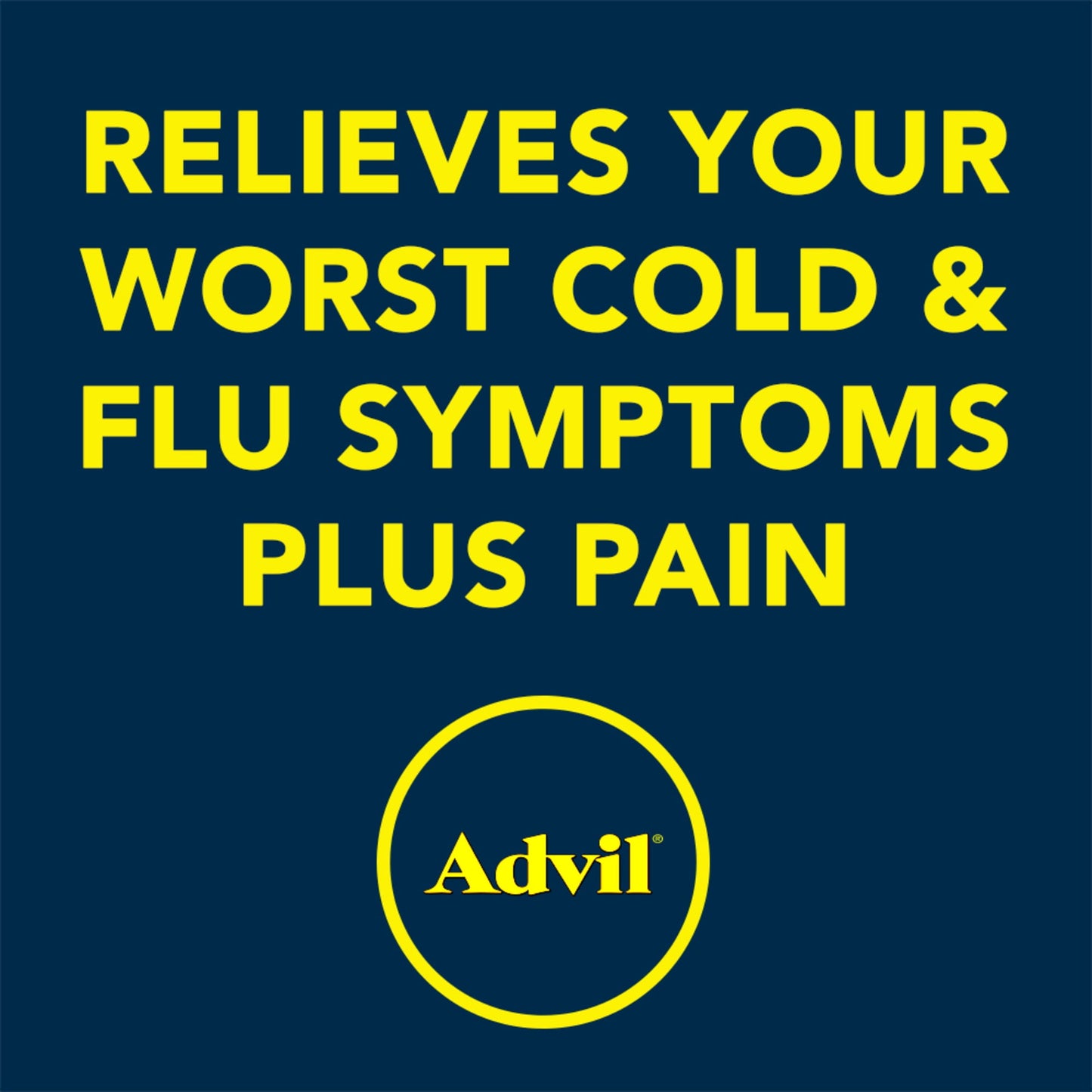 Advil Multi Symptom Cold and Flu Medicine with Ibuprofen - 20 Coated Tablets