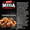 Banquet Mega Bowls Chicken Fajita Frozen Dinner, 14 oz (Frozen)