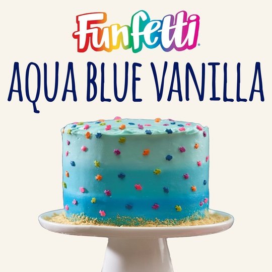 Pillsbury Baking Pillsbury Funfetti Aqua Frosting 15.6 Oz