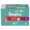 Pampers Cruisers 360 Diapers Size 3, 132 Count (Select for More Options)