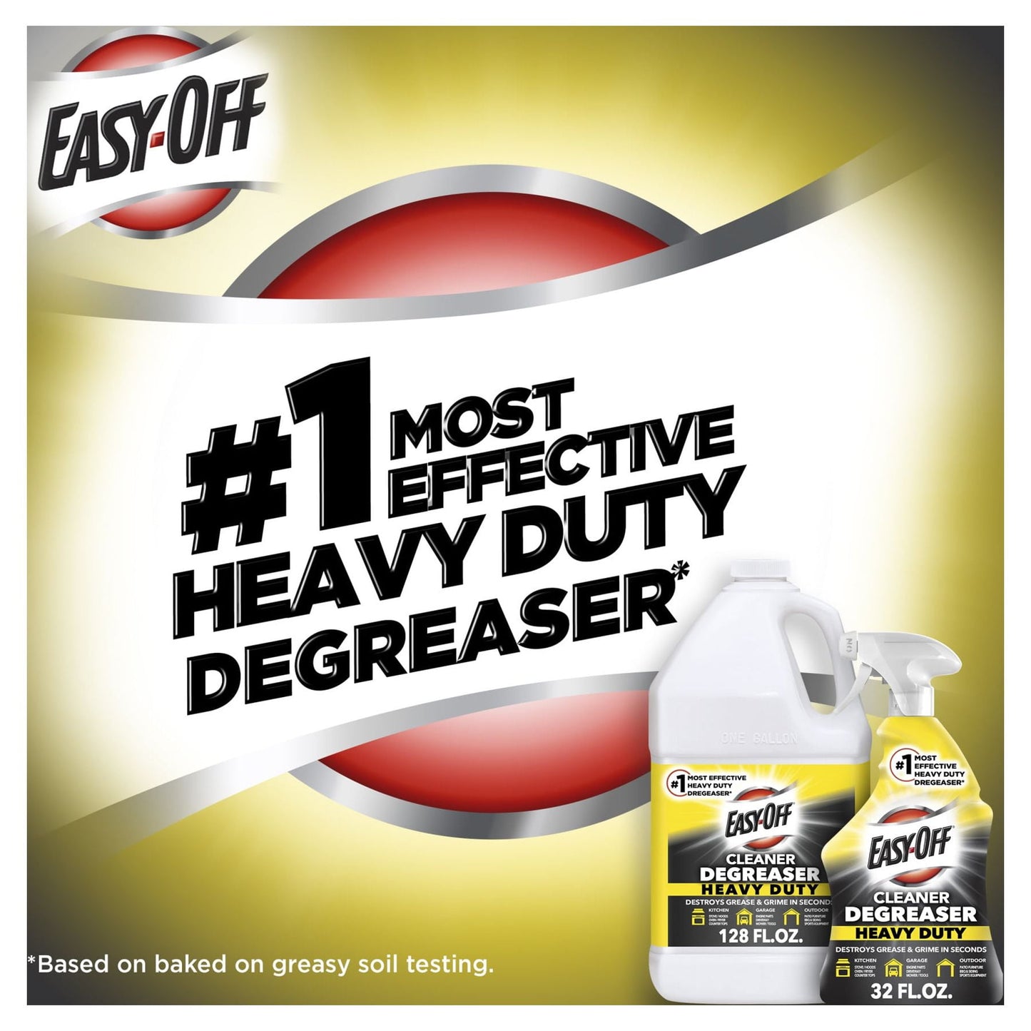 EASY-OFF Cleaner Degreaser, 32oz, Heavy Duty Trigger