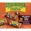 Nature Valley Mini Granola Bars, Dark Chocolate Peanut Almond, 20 Bars, 15 OZ