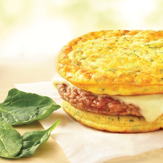 Jimmy Dean Delights Egg'wich Parmesan Egg Frittatas Turkey Sausage and Cheese, 4 count (Frozen)