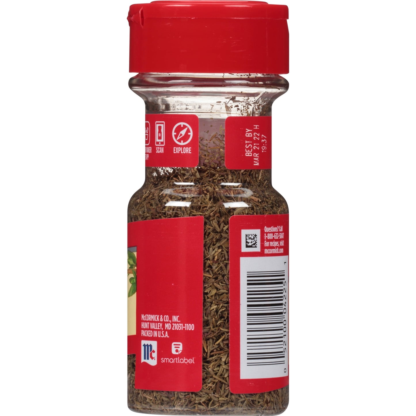 McCormick Thyme Leaves - Whole, 0.75 oz Mixed Spices & Seasonings