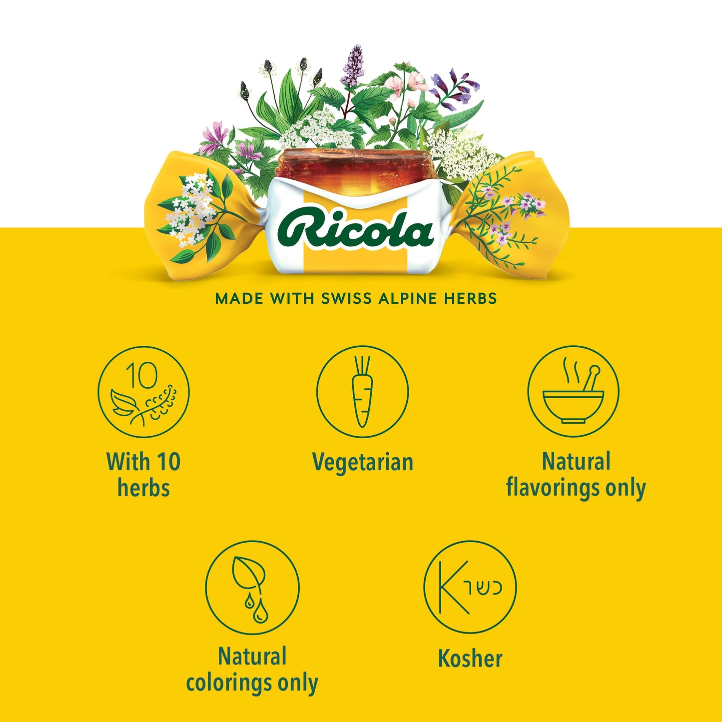 Ricola Original Herb Cough Drops - 21 Count