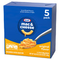 Kraft Original Mac N Cheese Macaroni and Cheese Dinner, 5 ct Pack, 7.25 oz Boxes