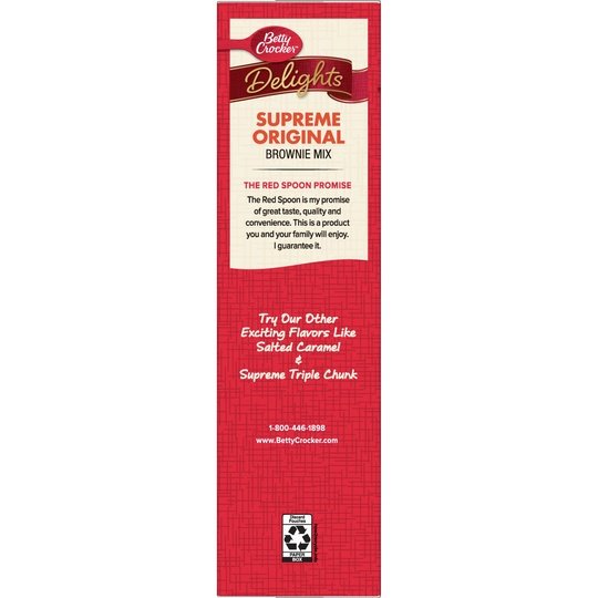 Betty Crocker Delights Supreme Original Brownie Mix, 16 oz.