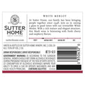 Sutter Home White Merlot Wine, 1.5 L Bottle