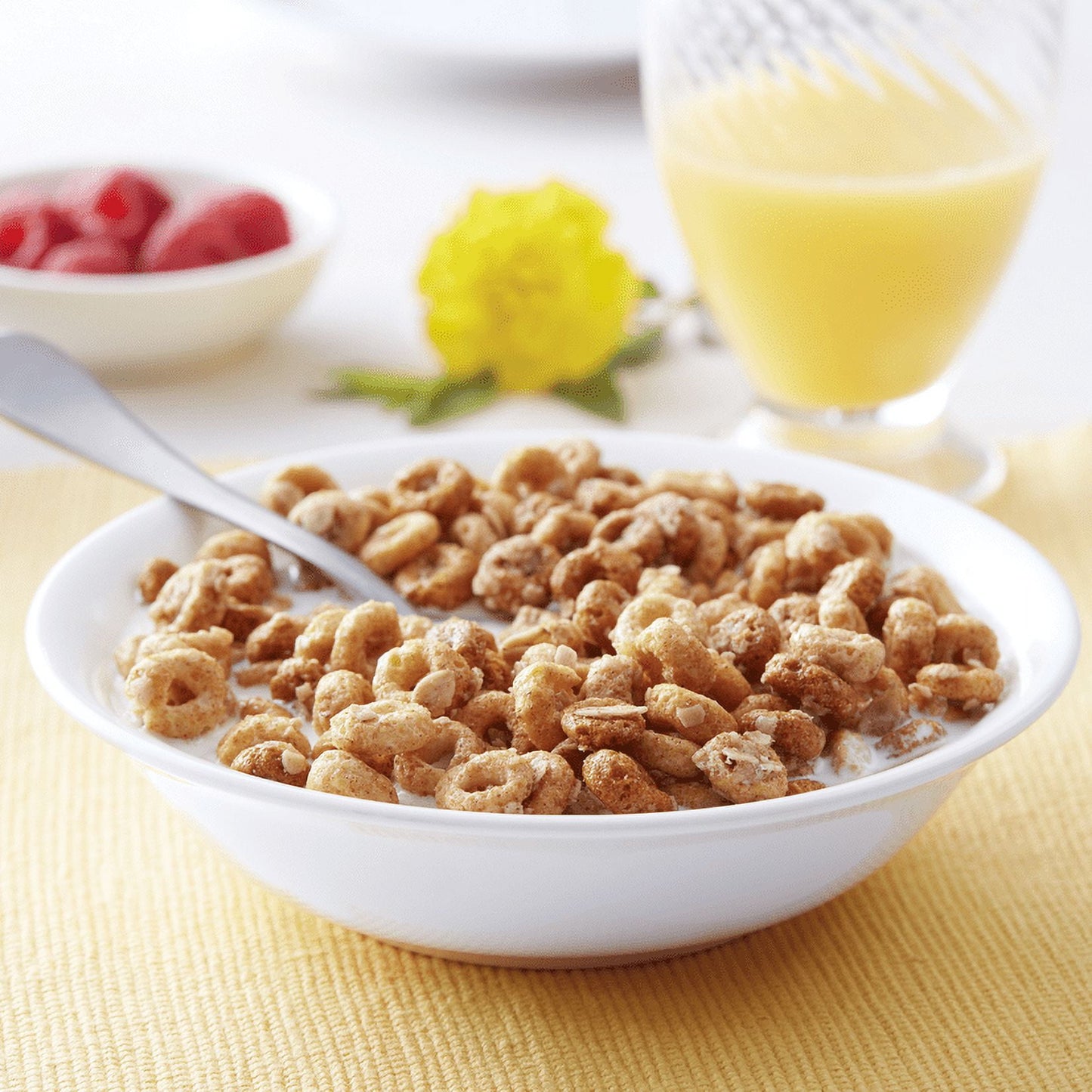 Cheerios Oat Crunch Oats & Honey Oat Breakfast Cereal, Family Size, 24 oz