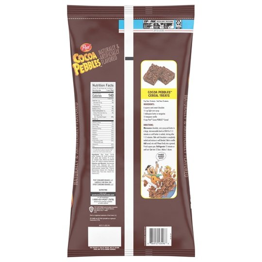 Post Cocoa PEBBLES Cereal, 32 OZ Bag