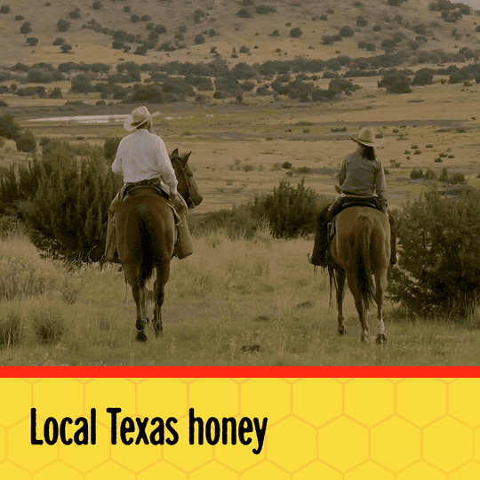 Kelley's Local Texas Honey 100% Pure Grade A, Raw and Unfiltered Honey, 24 oz