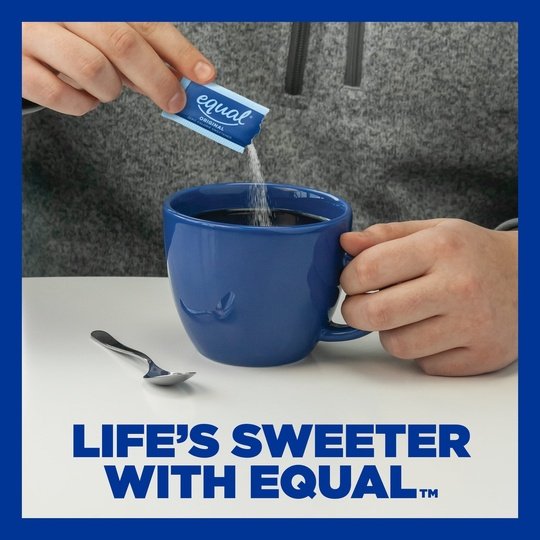 Equal Zero Calorie Sweetener Packets, Sugar Substitute, 250 Ct.