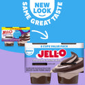 Jell-O Chocolate Vanilla Swirls Sugar Free Pudding Cups Snack Value Pack, 8 Ct Cups