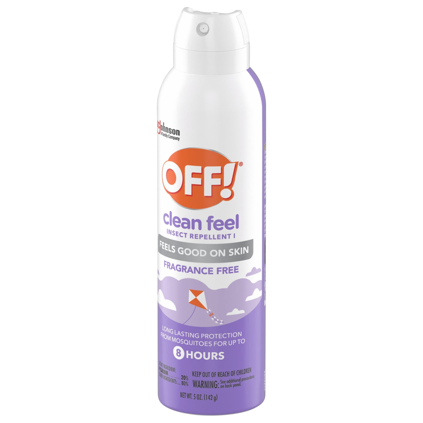 OFF! Clean Feel Picaridin Insect Repellent Aerosol, OFF!® Bug Spray, 5 fl oz (142 g)