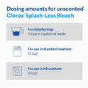 Clorox Splash-Less Liquid Bleach, Regular Scent, 77 fl oz