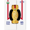 Michelob ULTRA Pure Gold Organic Light Lager, 12 Pack Beer, 12 fl oz Cans, 3.8% ABV, Domestic