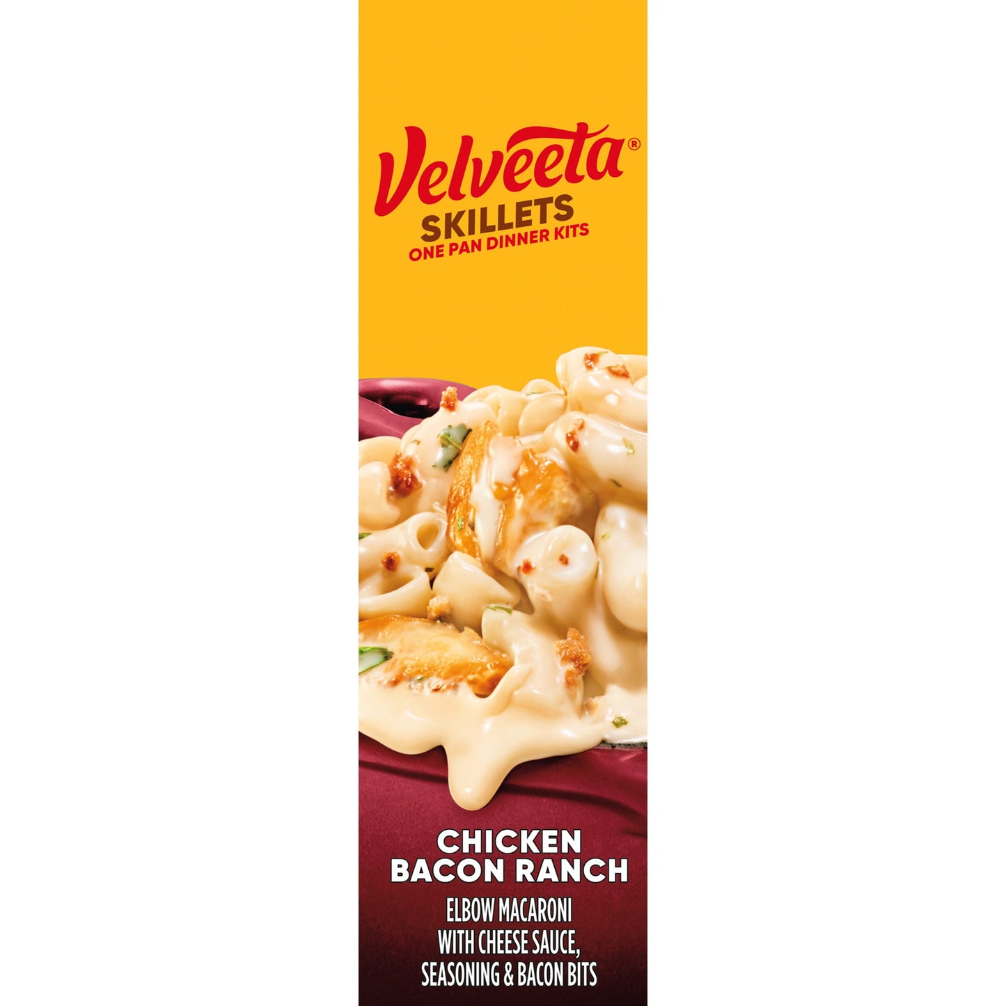 Velveeta Skillets Chicken Pasta Dinner Kit with Bacon & Ranch, 11.5 oz Box