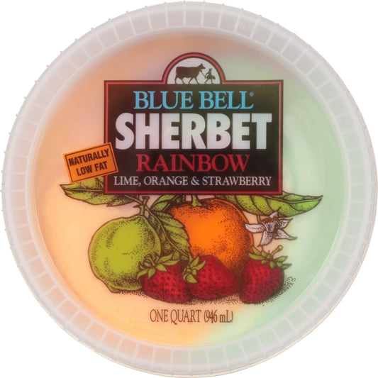 Blue Bell Rainbow Sherbet Quart, 32 fl oz