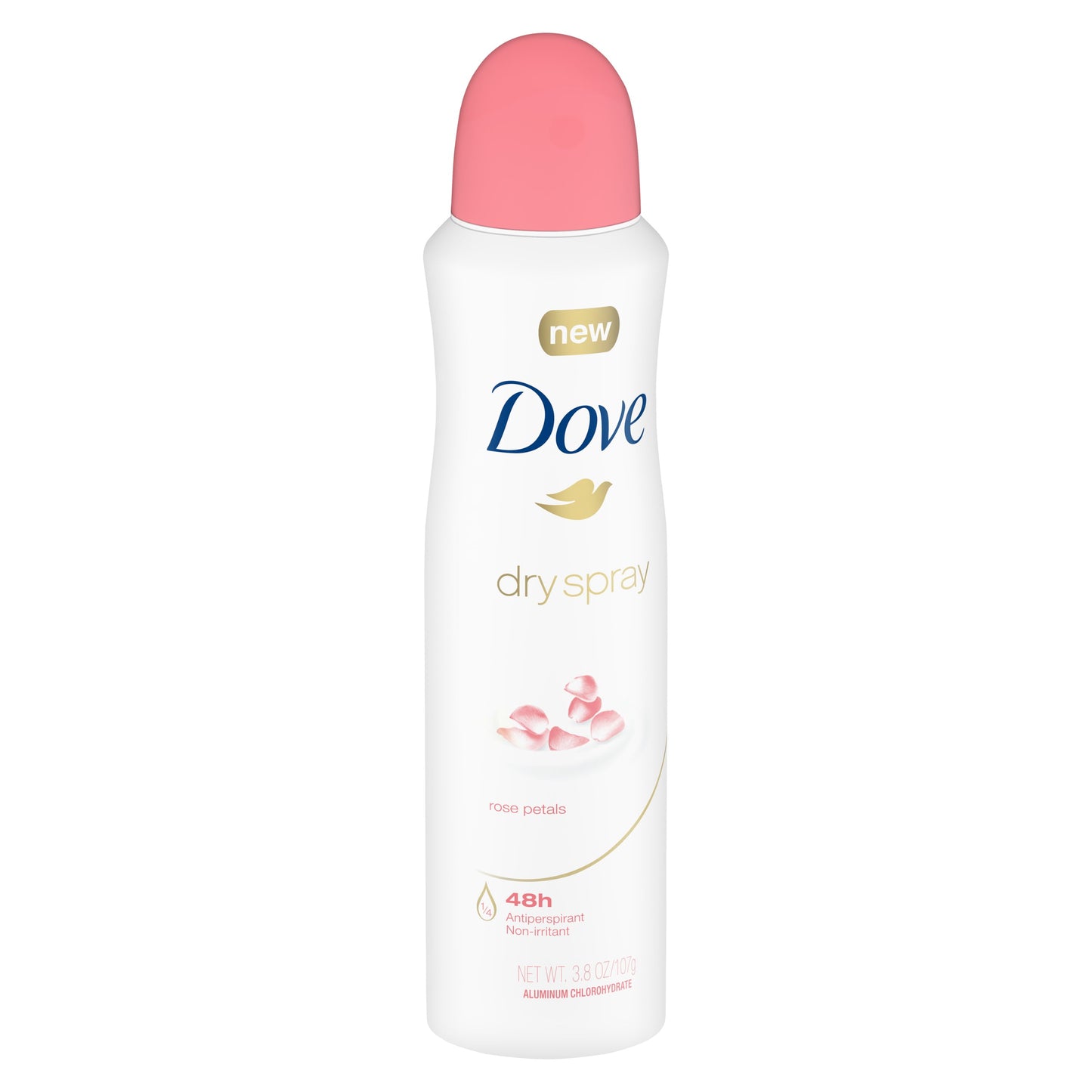 Dove Advanced Care Women's Antiperspirant Deodorant Dry Spray, Rose Petals, 3.8 oz