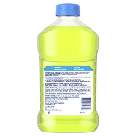 Mr. Clean Antibacterial All Purpose Multi-Surface Cleaner, Summer Citrus, 45 fl oz