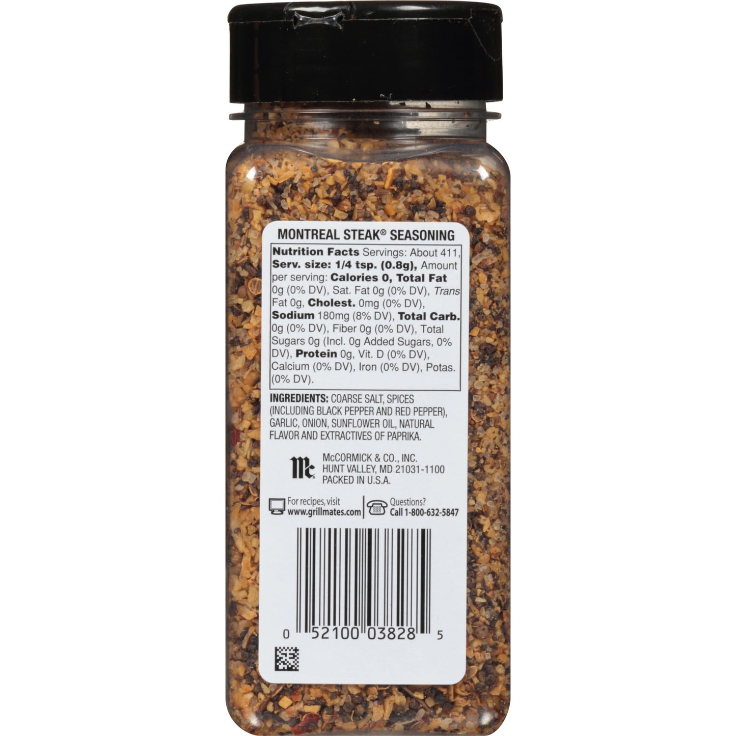 McCormick Grill Mates Montreal Steak Seasoning, 11.62 oz