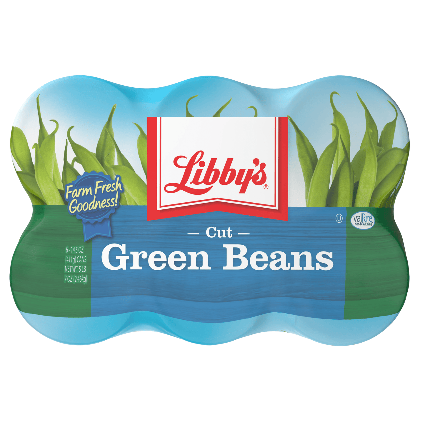 Libby's Cut Green Beans, 14.5 oz, 6 Cans