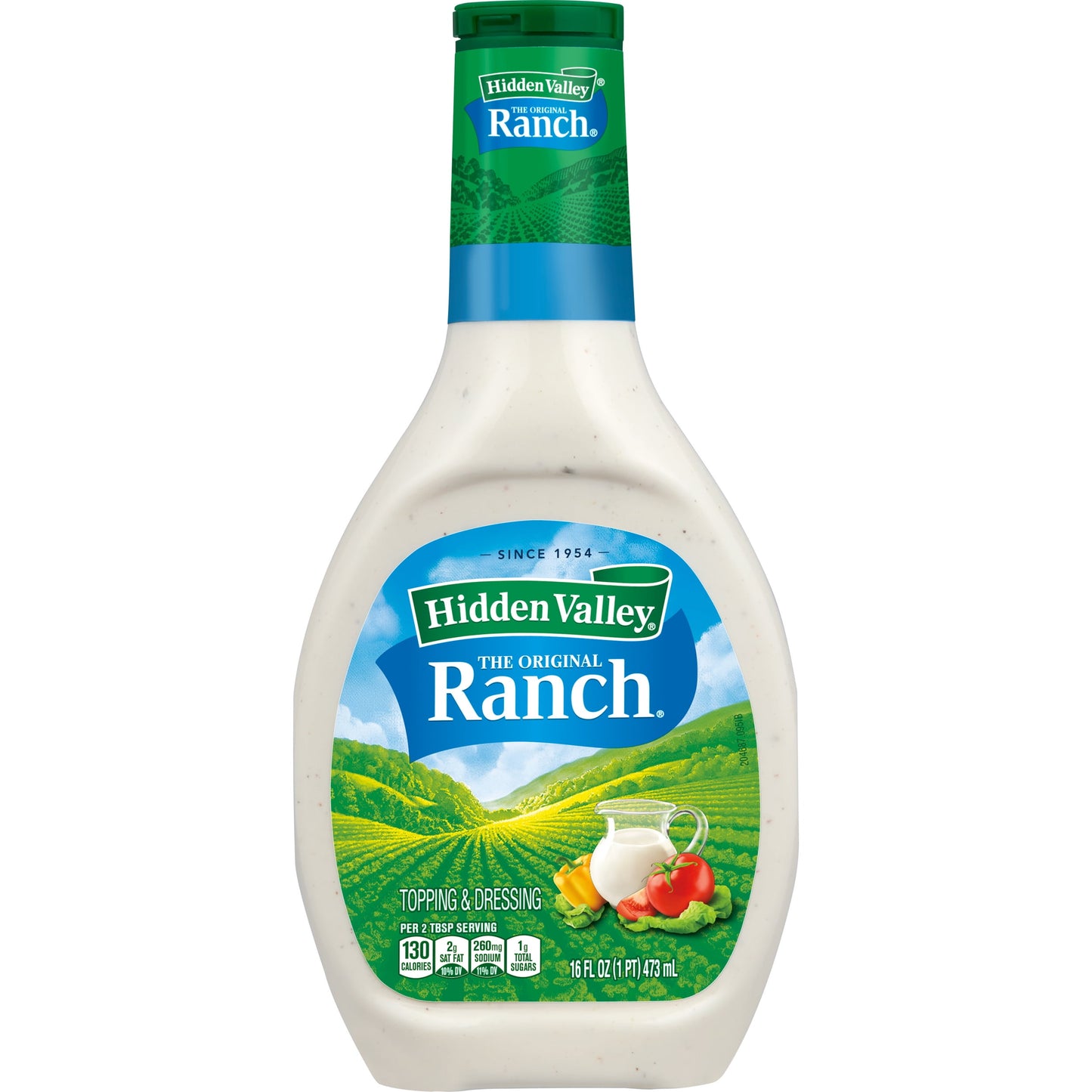 Hidden Valley Original Ranch Salad Dressing and Topping, 16 fl oz