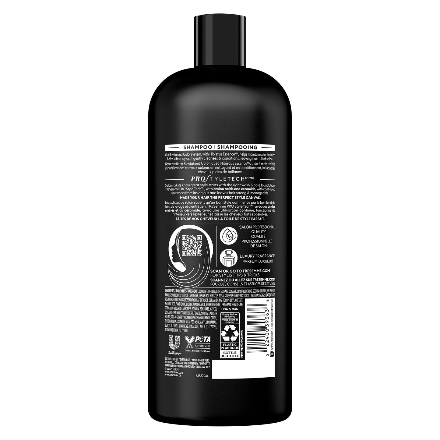 TRESemme Revitalize Color Daily Shampoo, Hibiscus Essence, 28 fl oz