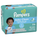 Pampers Baby Fresh Baby Wipes 3X Flip-Top Packs 216 Wipes