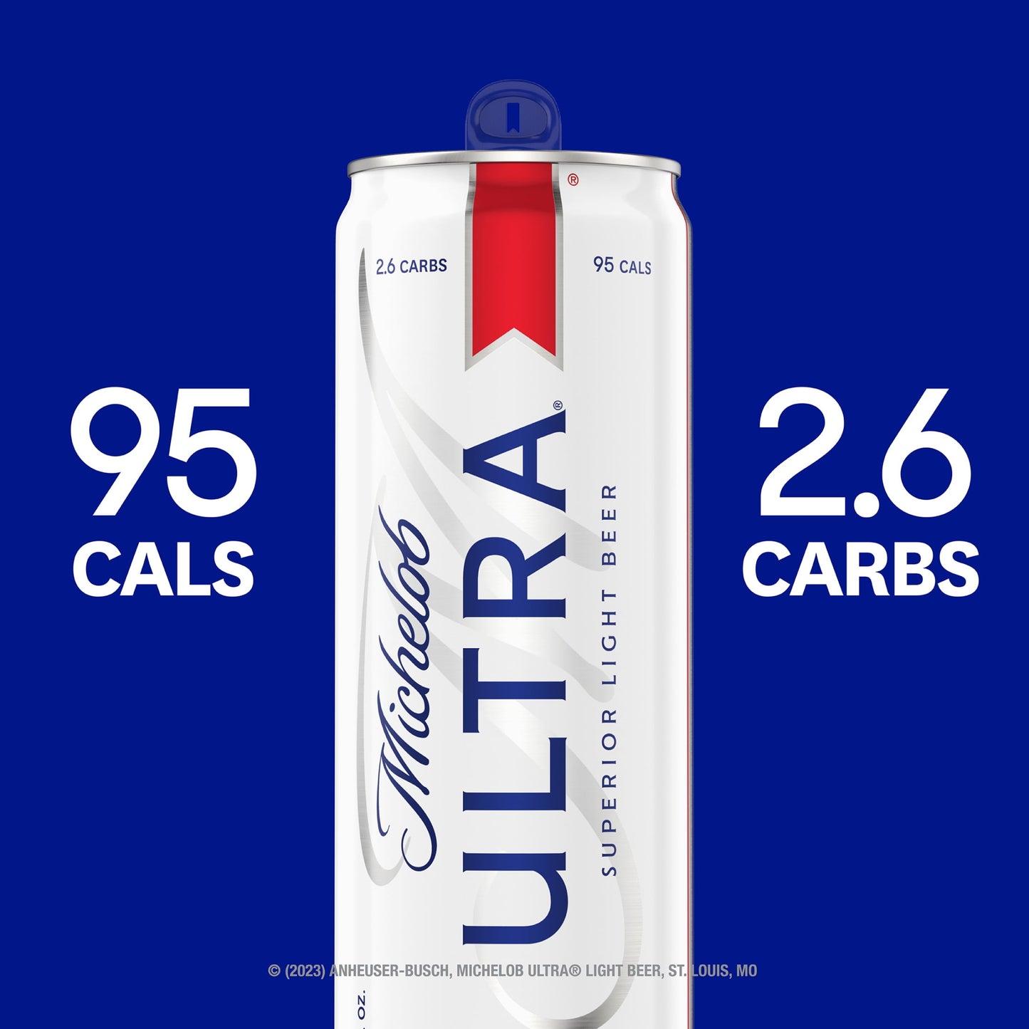 Michelob ULTRA Light Beer, 24 Pack Beer, 12 fl oz Cans, 4.2 % ABV, Domestic