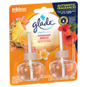 Glade PlugIns Refill 2 ct, Hawaiian Breeze, 1.34 FL. oz. Total, Scented Oil Air Freshener Infused with Essential Oils